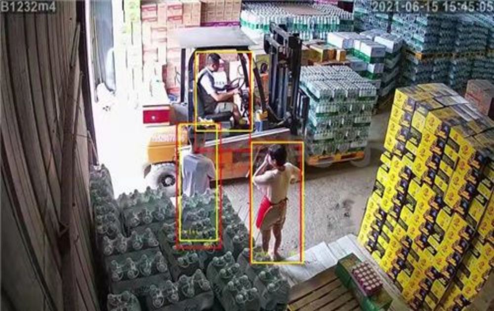 AI視頻監控系統倉庫監控安裝案例