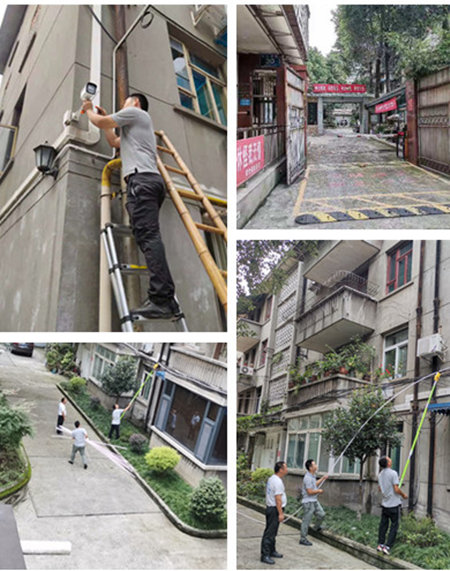 小區監控系統|老小區監控系統安裝|小區監控攝像頭 