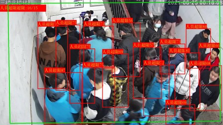 AI視頻監控|校園監控|校園安防|摔倒識別算法|人員超限識別算法 